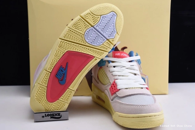 Kick Theory Guava Ice DC9533-800 Retro Air Jordan Union 4 0706